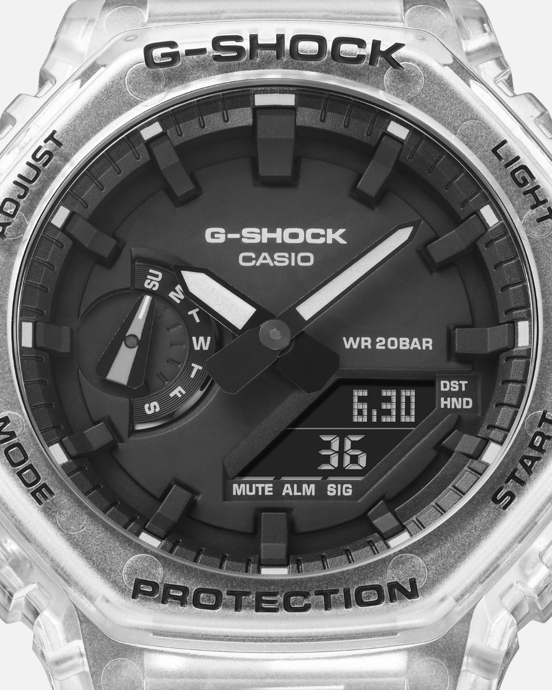 Montre Casio G-Shock Classic - Gris Transparent/Noir