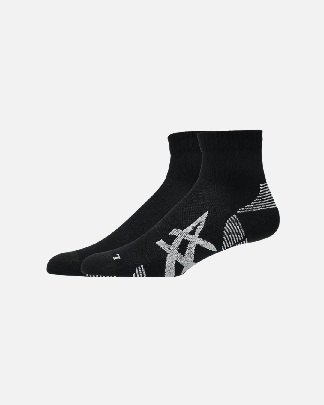 Pack de 2 chaussettes Asics Cushioned Run Quarter - Noir