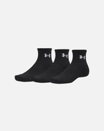 Pack de 3 chaussettes Under Armour Performance Courtes - Noir
