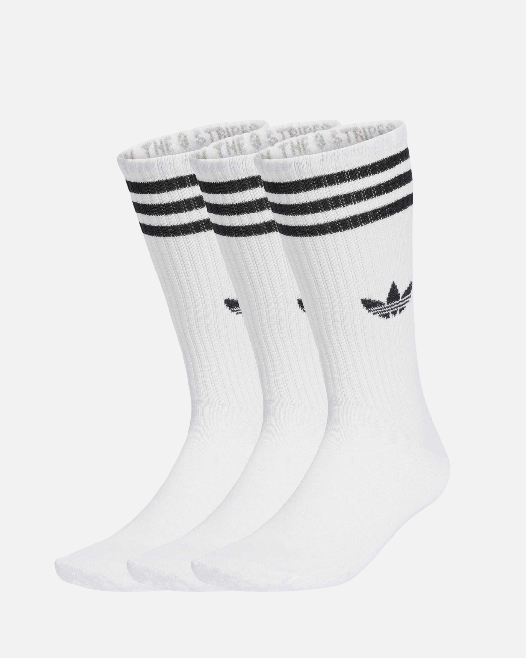 Pack de 3 paires de chaussettes Adidas - Blanc/Noir