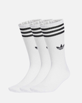Pack de 3 paires de chaussettes Adidas - Blanc/Noir