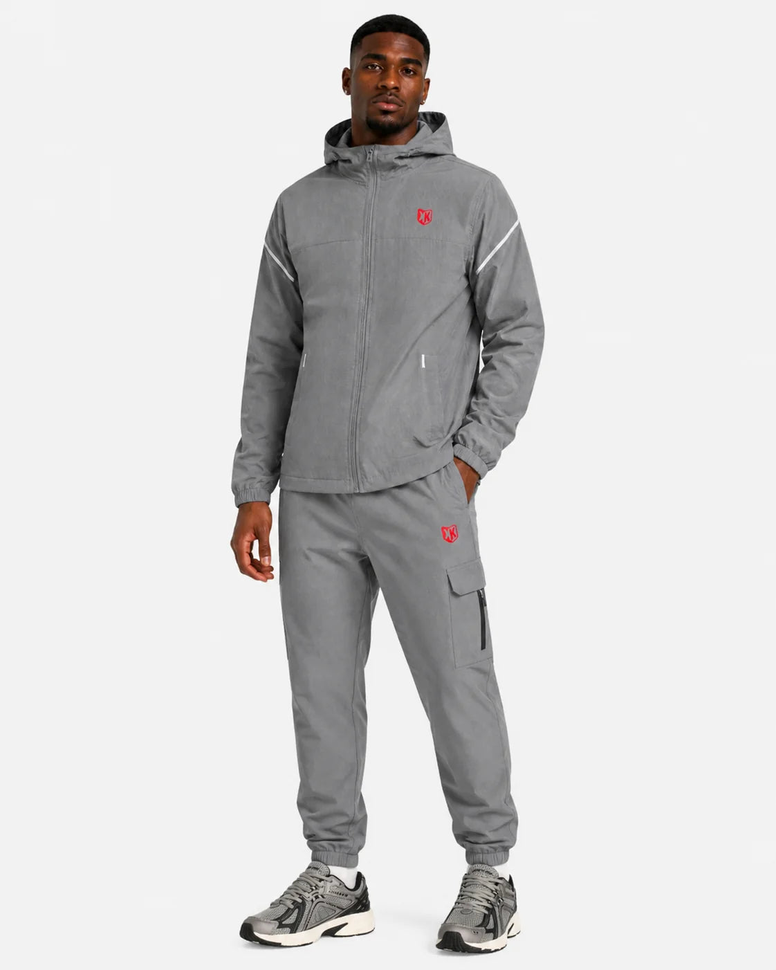 Pack Survêtement FK Wind Gris + Baskets FTKR 1000 Gris/Noir