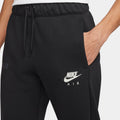 Pantalon Nike Air fleece brossé  - Noir/Blanc