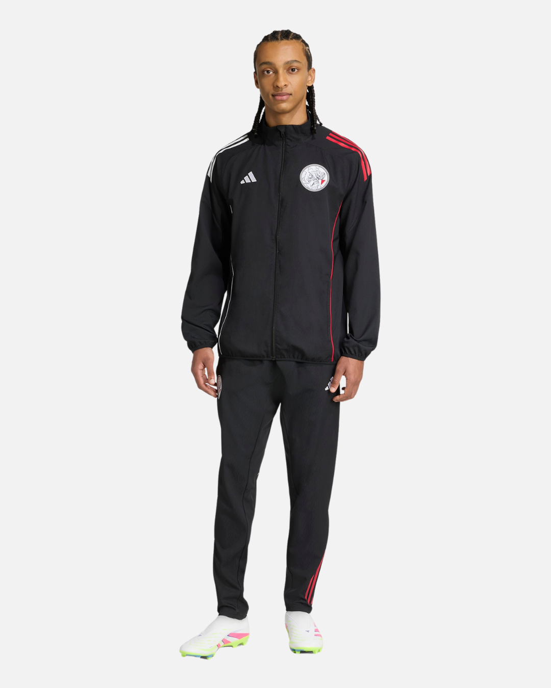 Pantalon de survêtement Ajax Amsterdam 2025/2026 - Noir/Rouge