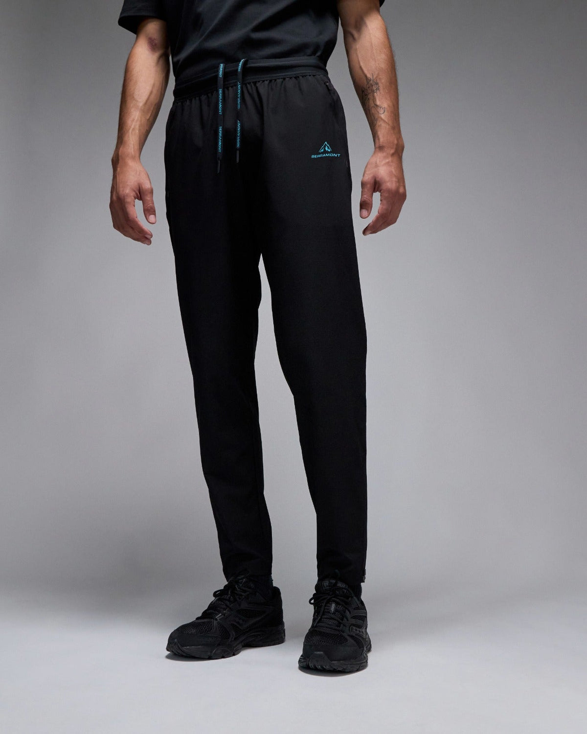 Pantalon de survêtement Running Serramont Velocity - Noir