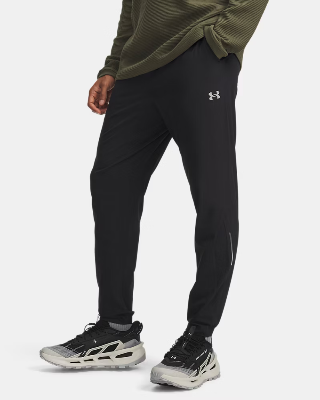 Pantalon de survêtement Under Armour Explor Trail Run - Noir