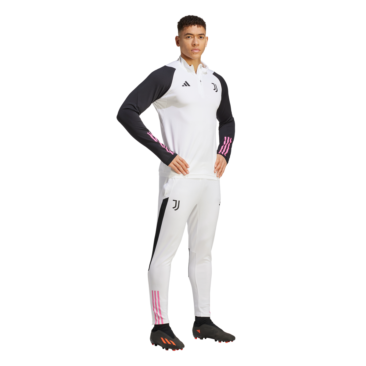 Pantalon d'entrainement Juventus  - Blanc/Noir/Rose