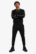 Pantalon jogging FK Sicarios III - Noir/Blanc