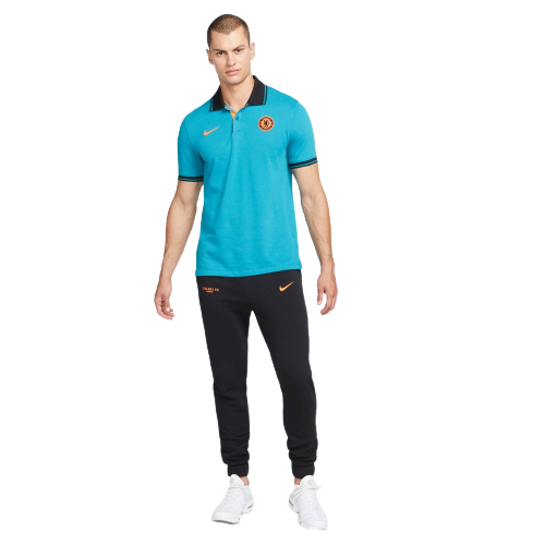 Pantalon Fleece Chelsea - Noir/Orange