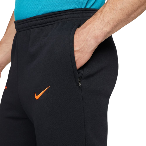 Pantalon Fleece Chelsea - Noir/Orange