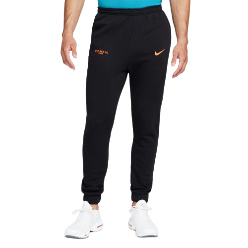 Pantalon Fleece Chelsea - Noir/Orange