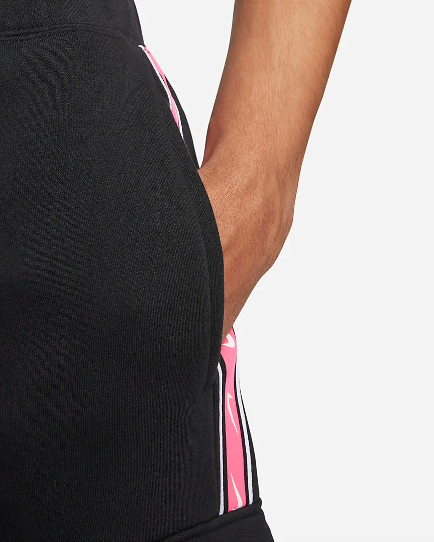 Pantalon Nike Sportswear Repeat - Noir/Rose/Blanc
