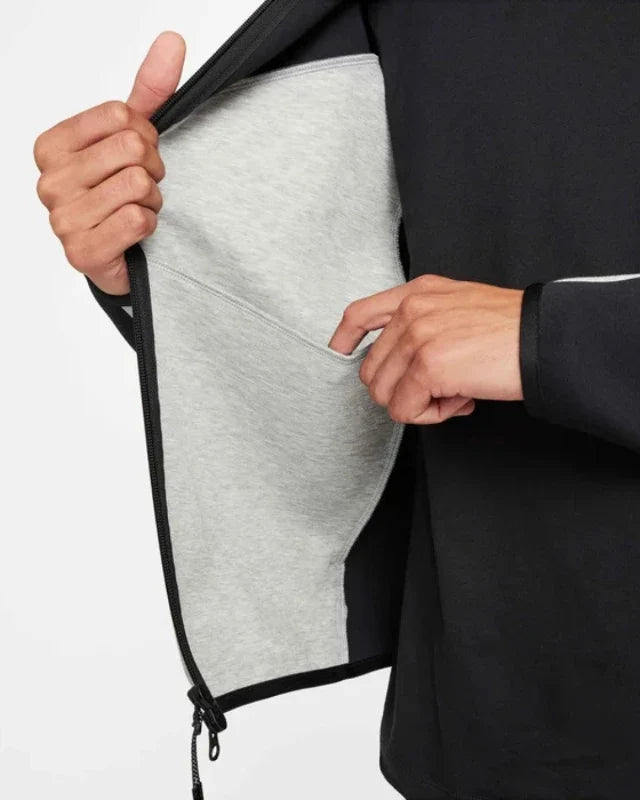 Veste Nike Tech Fleece - Noir/Gris