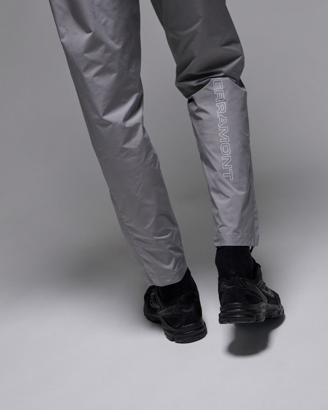 Pantalon de survêtement Running Serramont Thermodrive - Gris/Blanc/Noir
