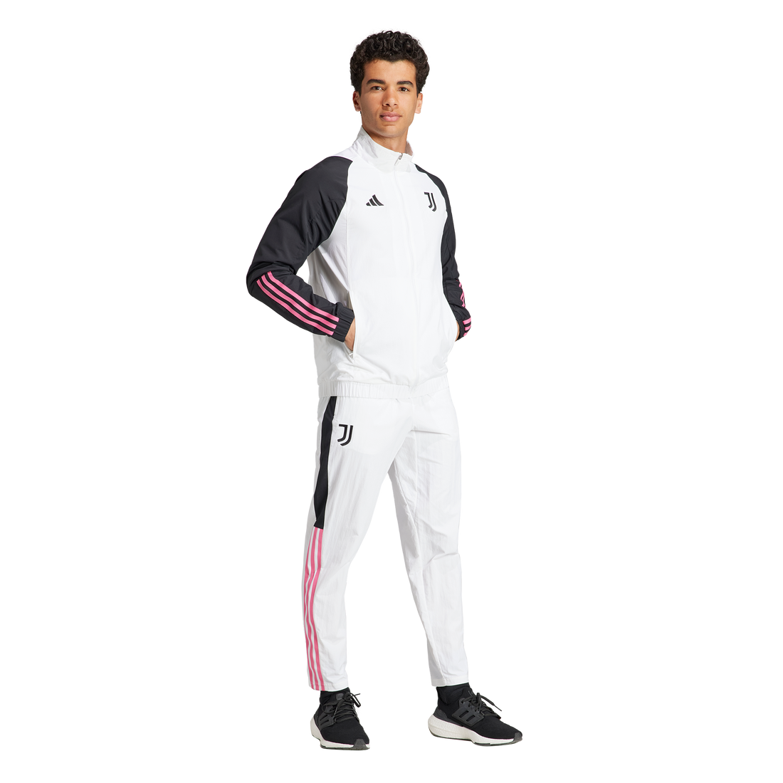 Pantalon de survêtement Juventus 2023/2024 - Blanc/Noir/Rose