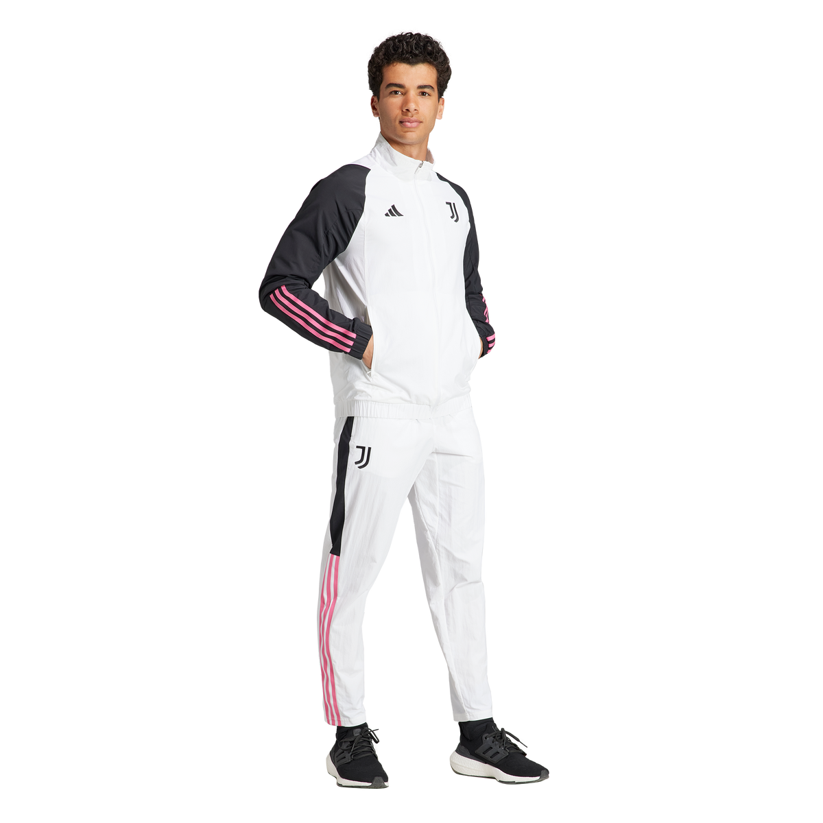 Pantalon de survêtement Juventus 2023/2024 - Blanc/Noir/Rose