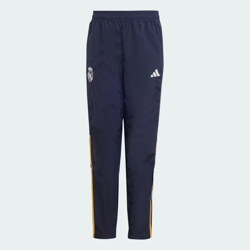 Pantalon de survêtement Real Madrid 2023/2024 Junior - Bleu/Blanc/Jaune