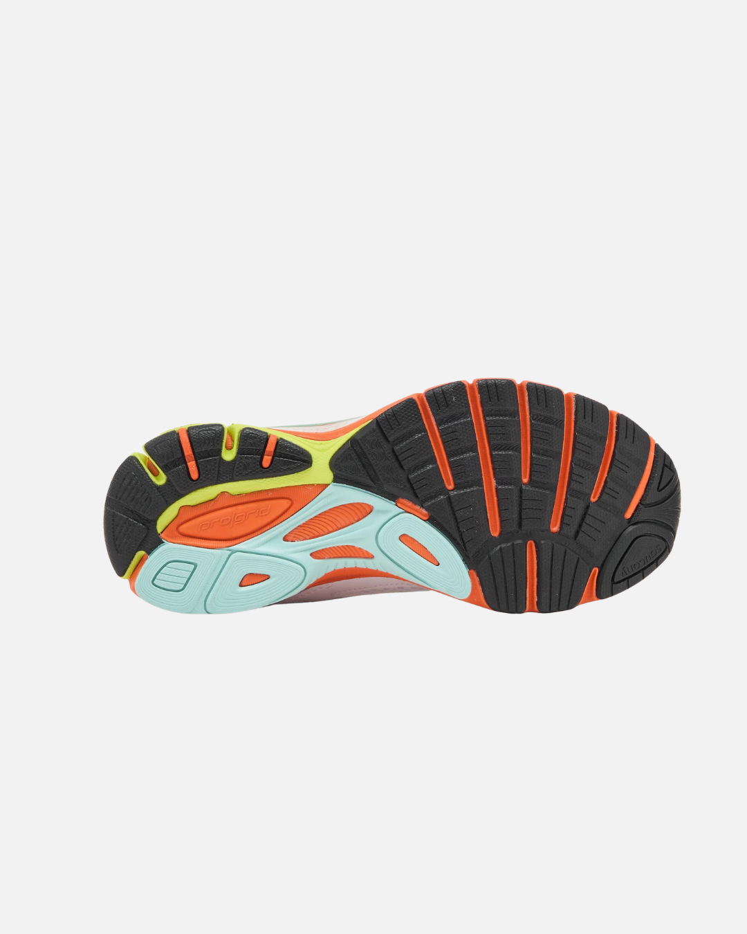 Saucony Progrid Guide 7 - Blanc/Jaune/Orange