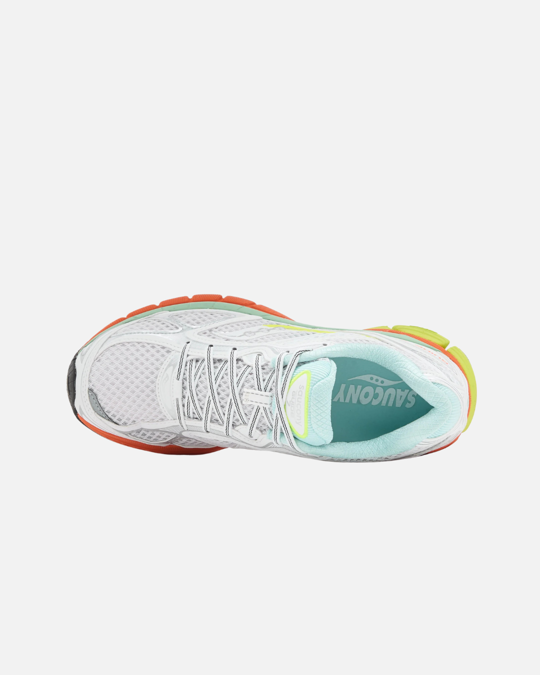 Saucony Progrid Guide 7 - Blanc/Jaune/Orange