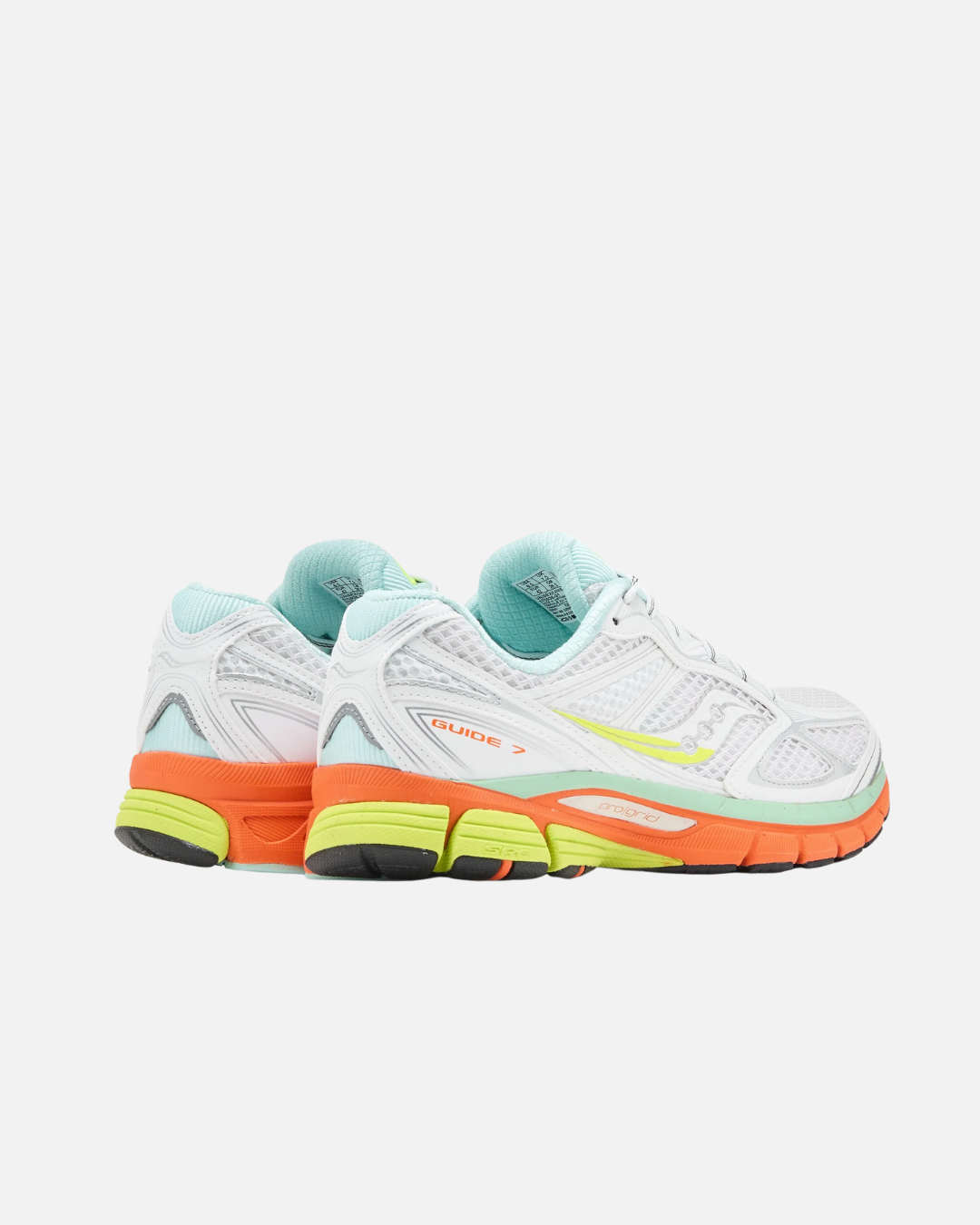 Saucony Progrid Guide 7 - Blanc/Jaune/Orange