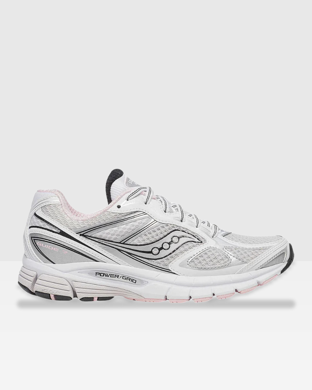 Saucony Progrid Guide 7 - Blanc/Rose
