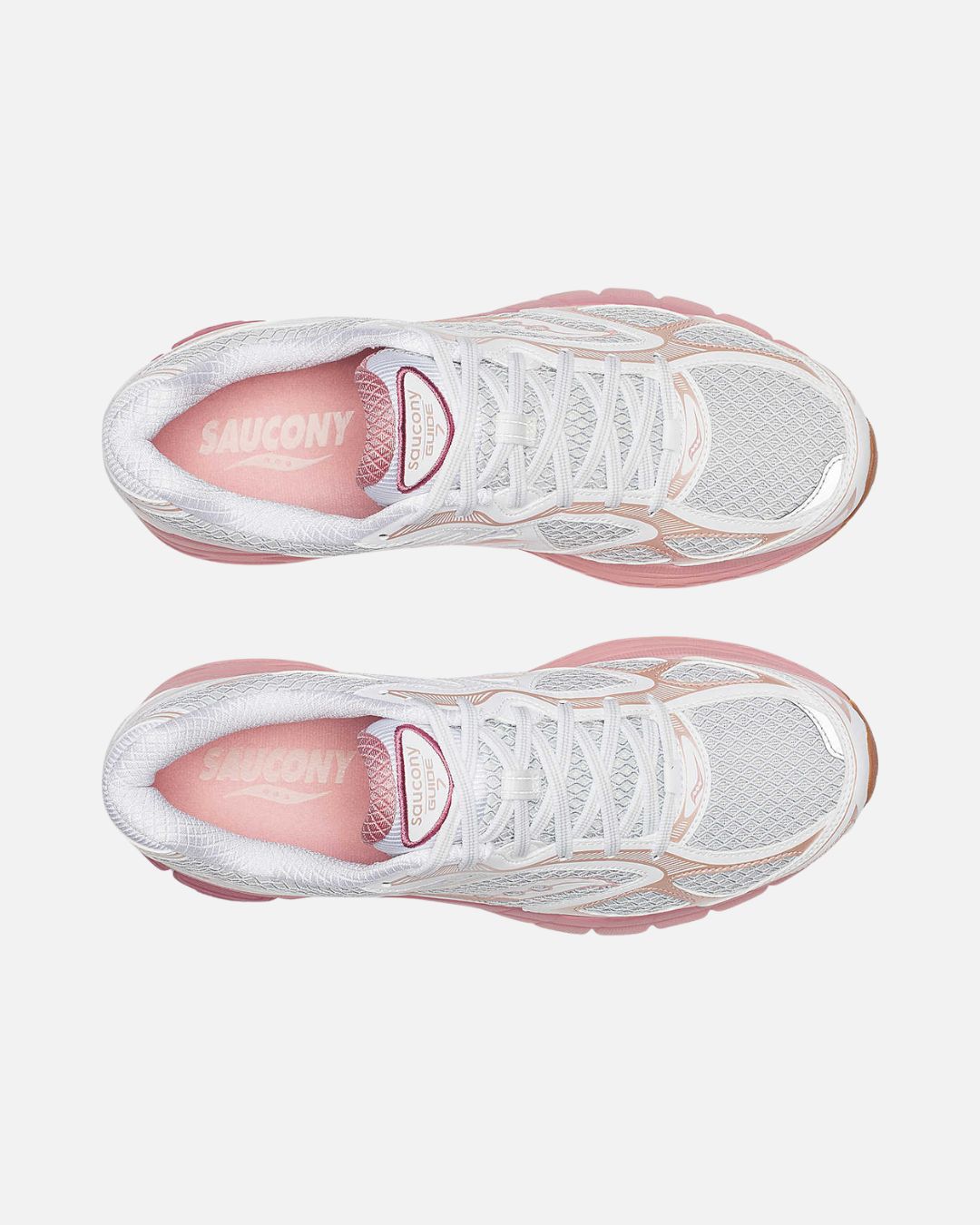 Saucony Progrid Guide 7 - Blanc/Rose
