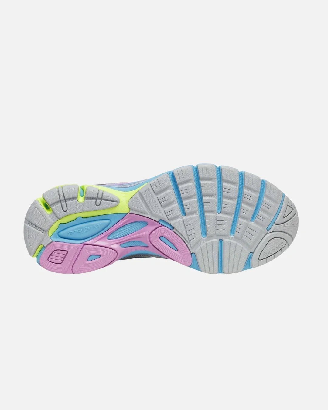 Saucony Progrid Guide 7 - Gris/Rose/Bleu/Jaune
