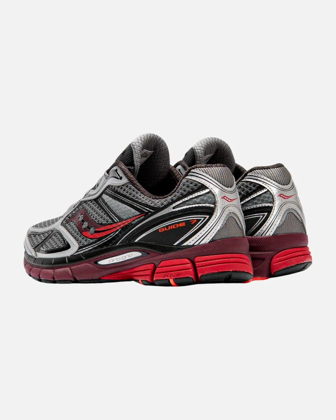 Saucony Progrid Guide 7 - Noir/Argent/Rouge