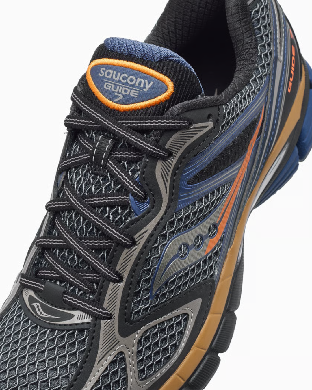 Saucony Progrid Guide 7 - Noir/Bleu/Orange