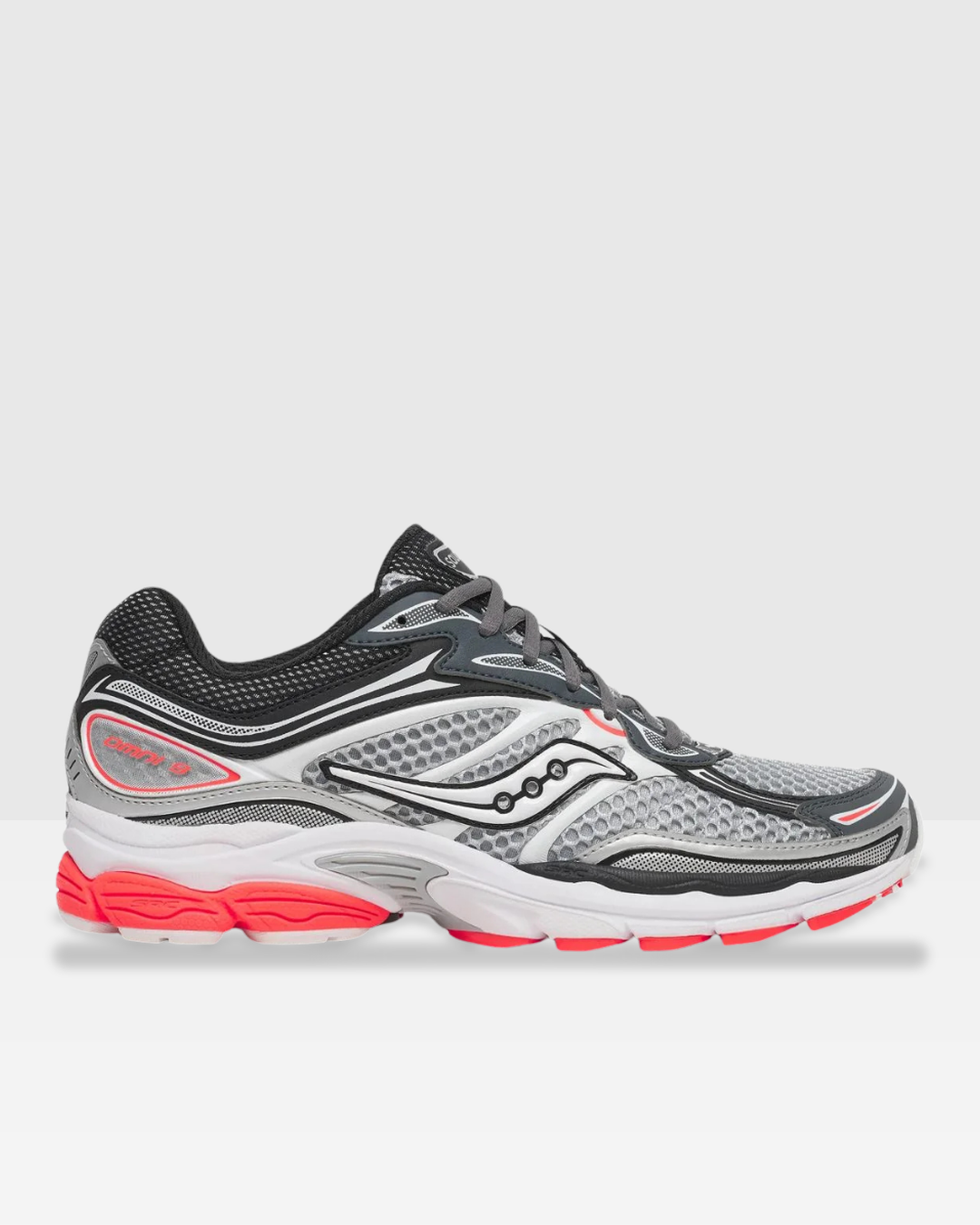 Saucony ProGrid Omni 9 Cadet - Gris/Blanc/Rouge