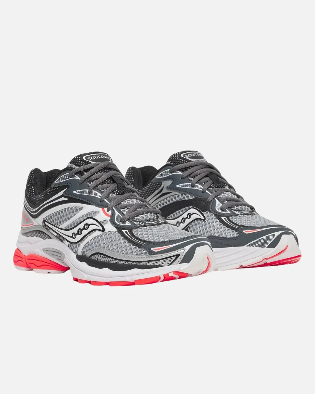 Saucony ProGrid Omni 9 Cadet - Gris/Blanc/Rouge