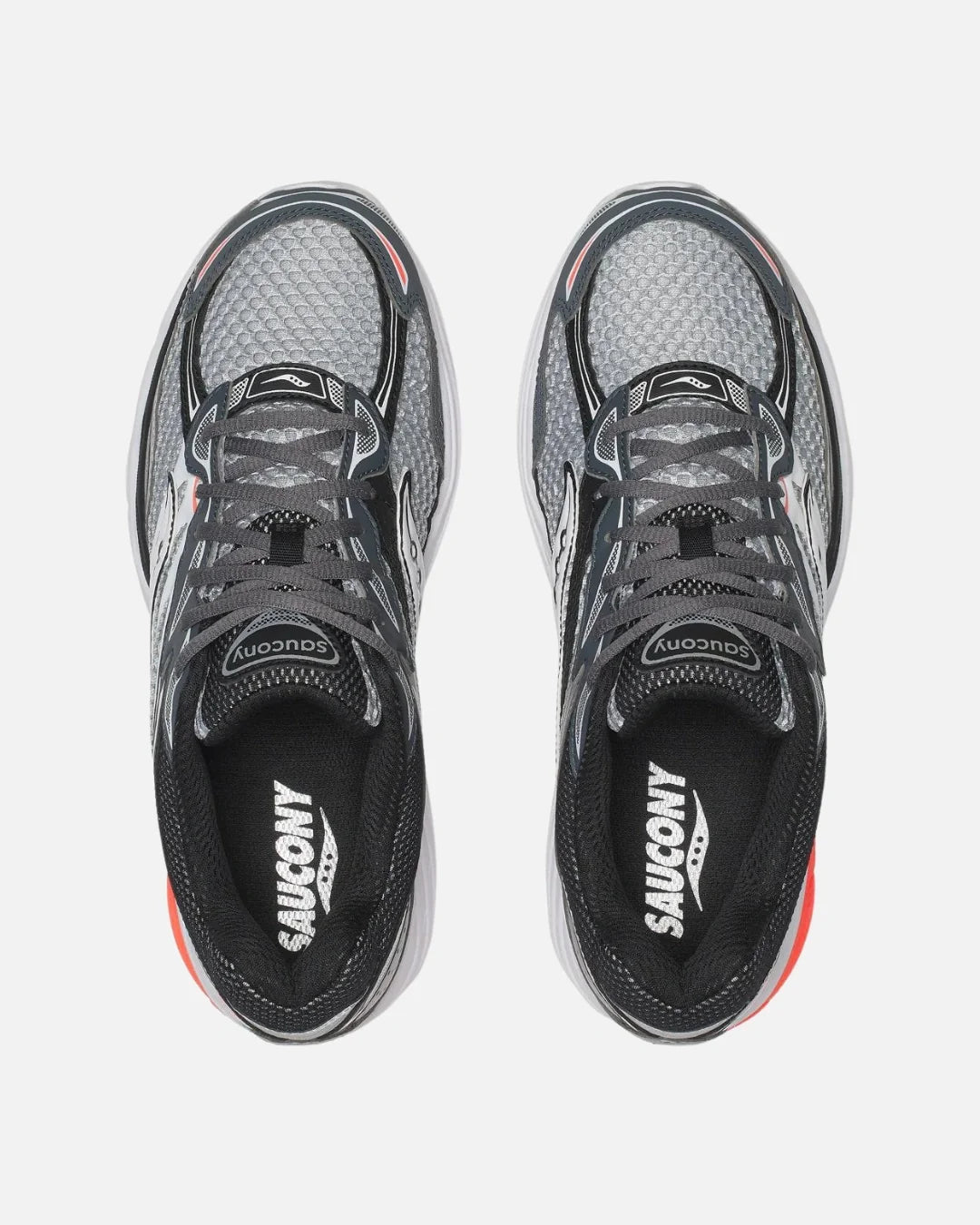 Saucony ProGrid Omni 9 Cadet - Gris/Blanc/Rouge
