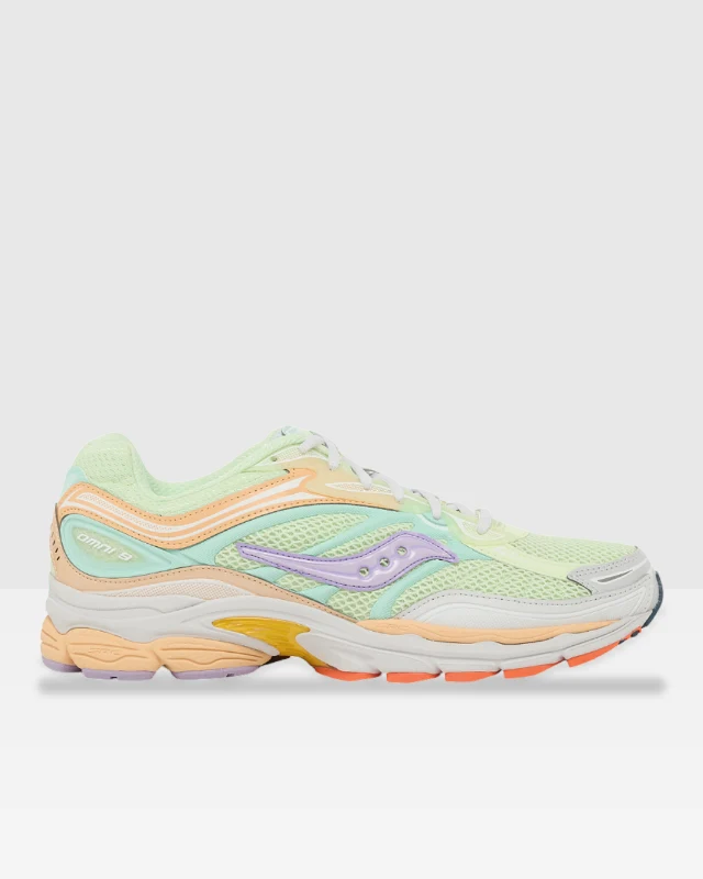 Saucony Progrid Omni 9 - Vert/Orange/Violet