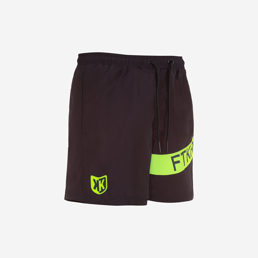 Maillot de bain FK Basic - Noir/Jaune fluo