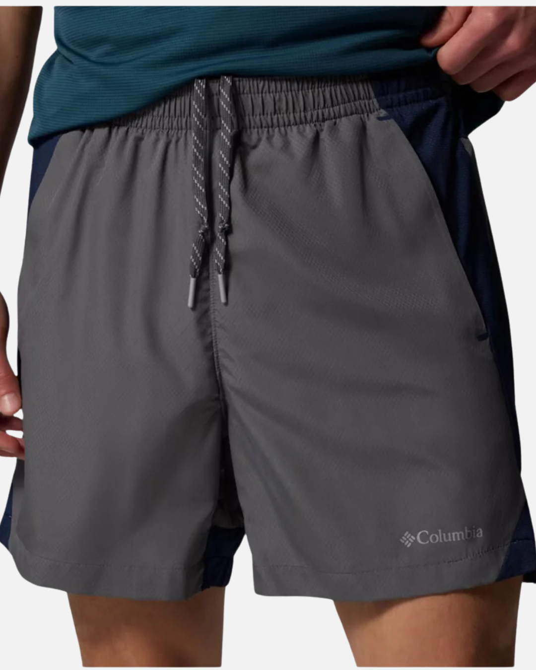 Short Columbia Three Pitch - Gris/Bleu