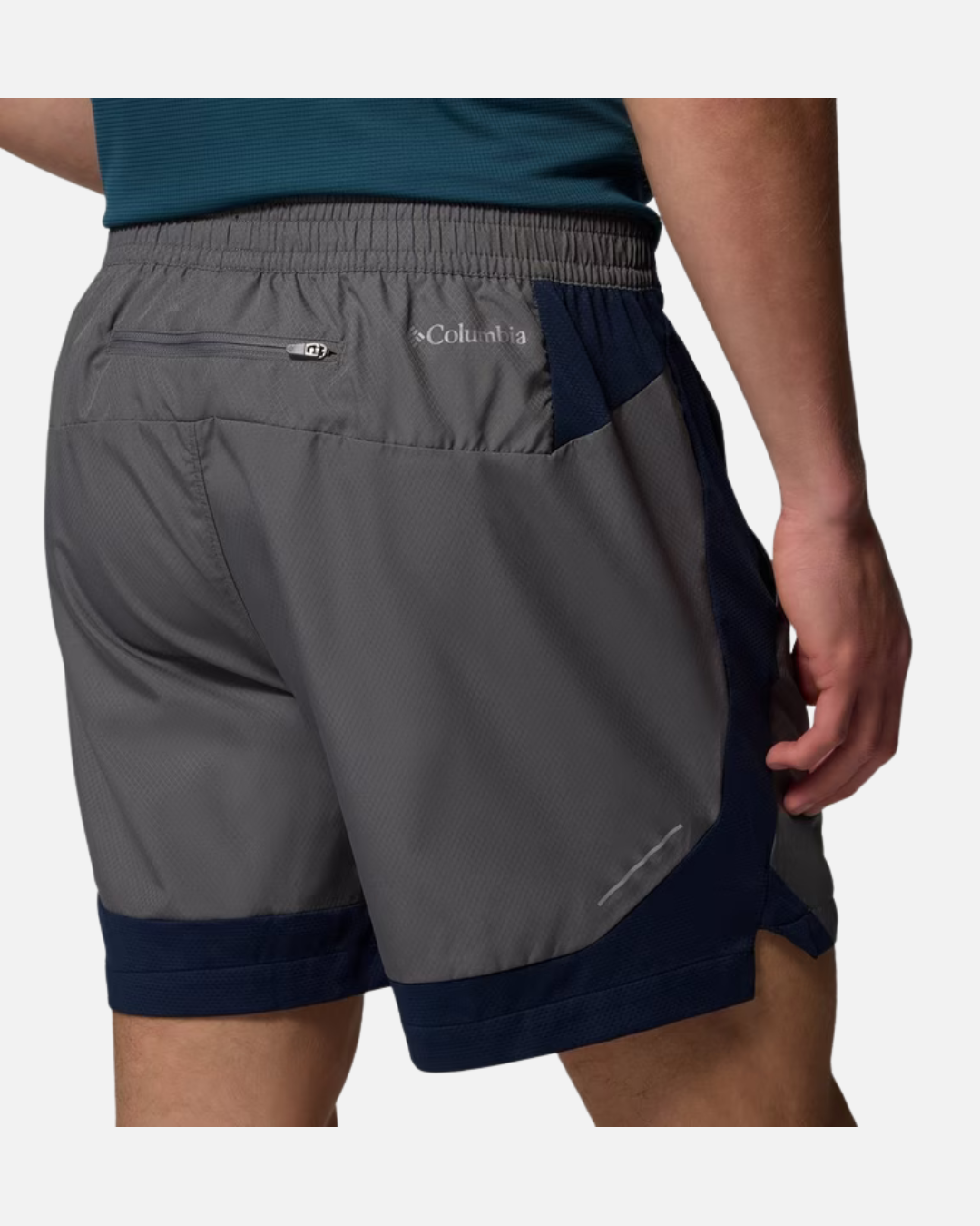 Short Columbia Three Pitch - Gris/Bleu
