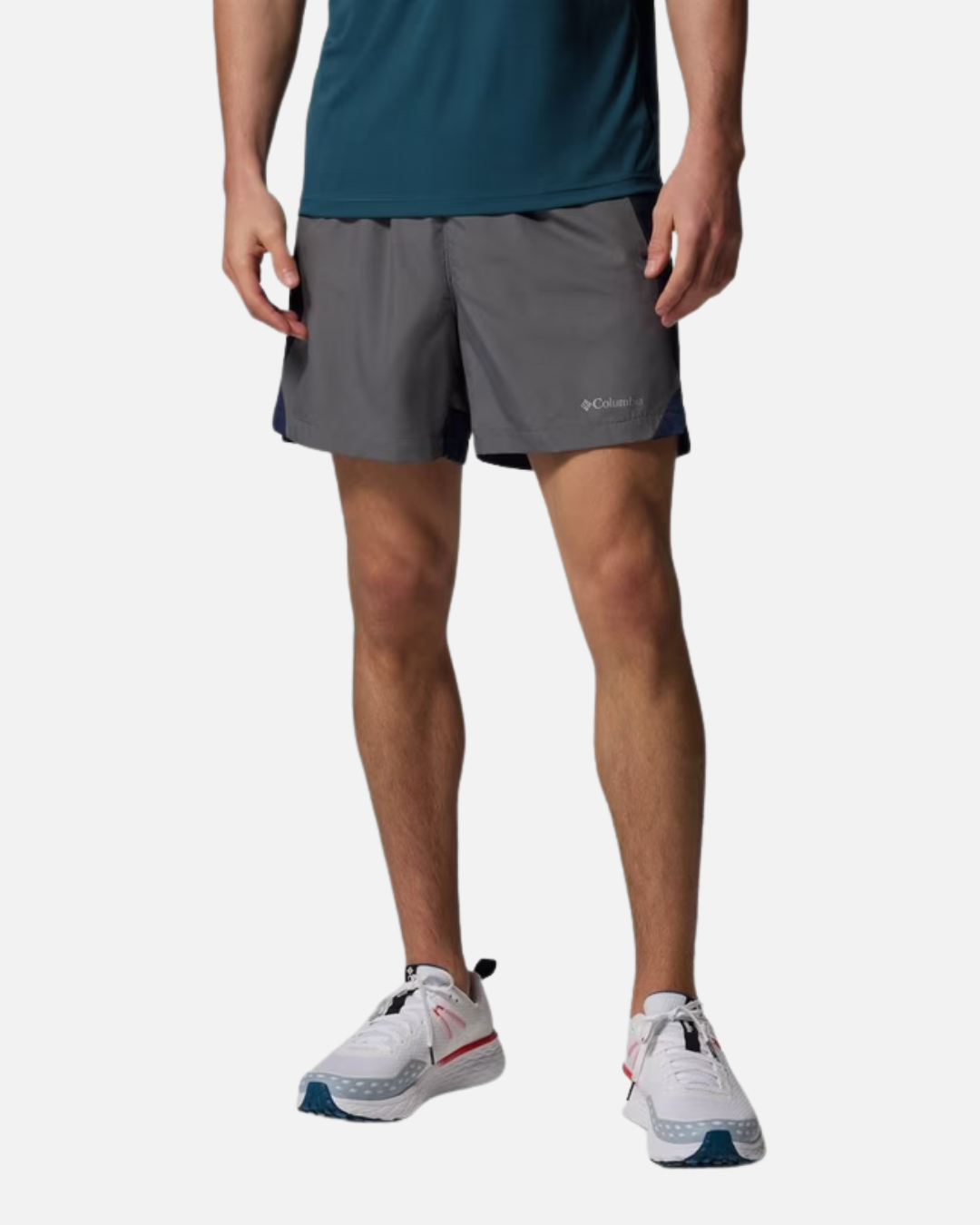 Short Columbia Three Pitch - Gris/Bleu