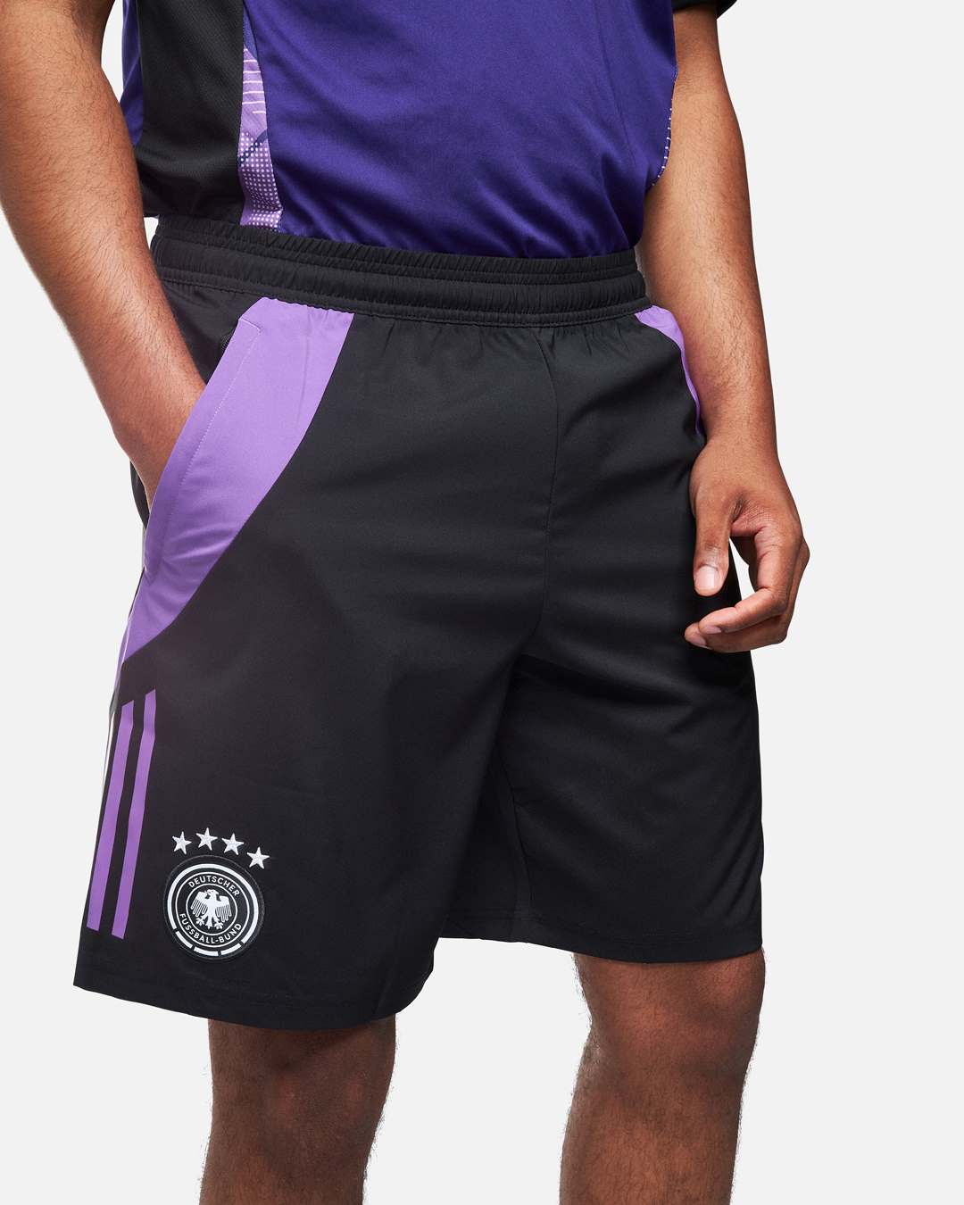 Short d'entrainement Allemagne 2024 - Noir/Violet
