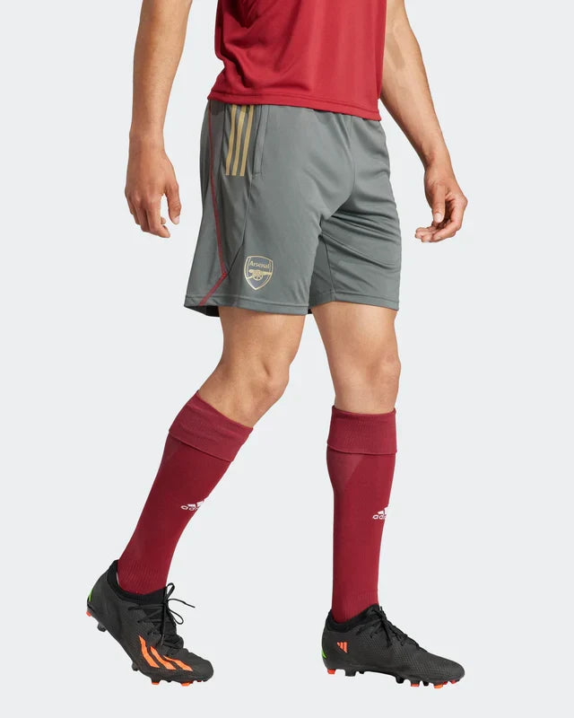 Short d'entrainement Arsenal - Gris/Or