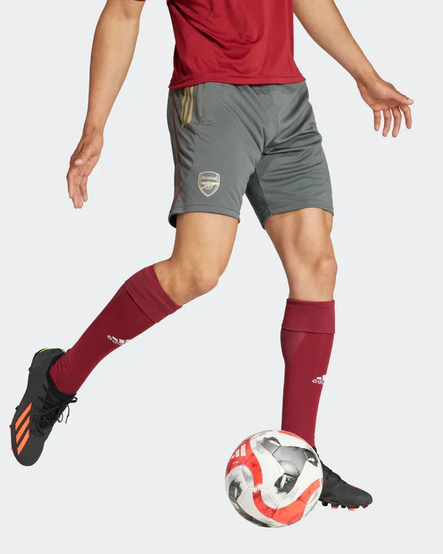 Short d'entrainement Arsenal - Gris/Or