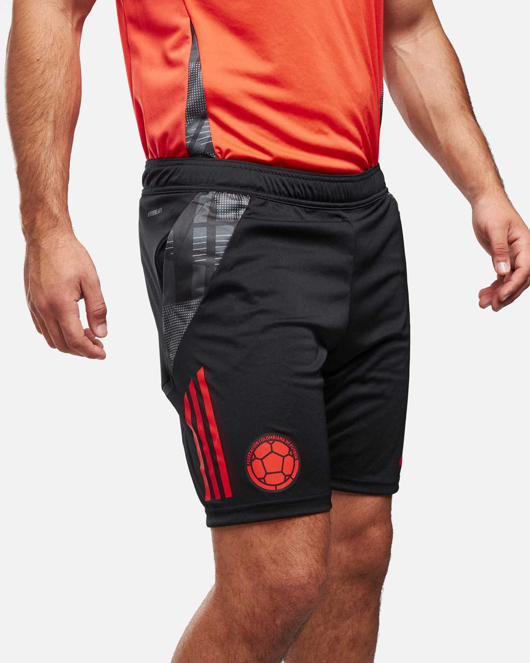 Short d'entrainement Colombie - Noir/Orange