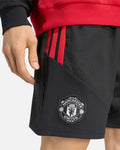 Short d'entraînement Manchester United - Noir/Rouge