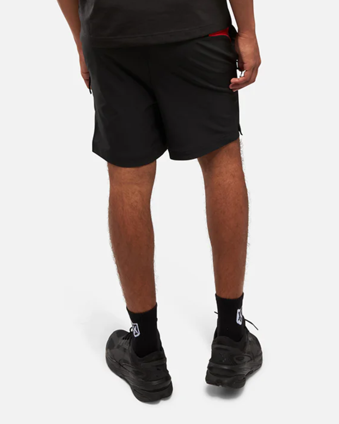 Short d'entrainement Maroc 2024 - Noir/Rouge