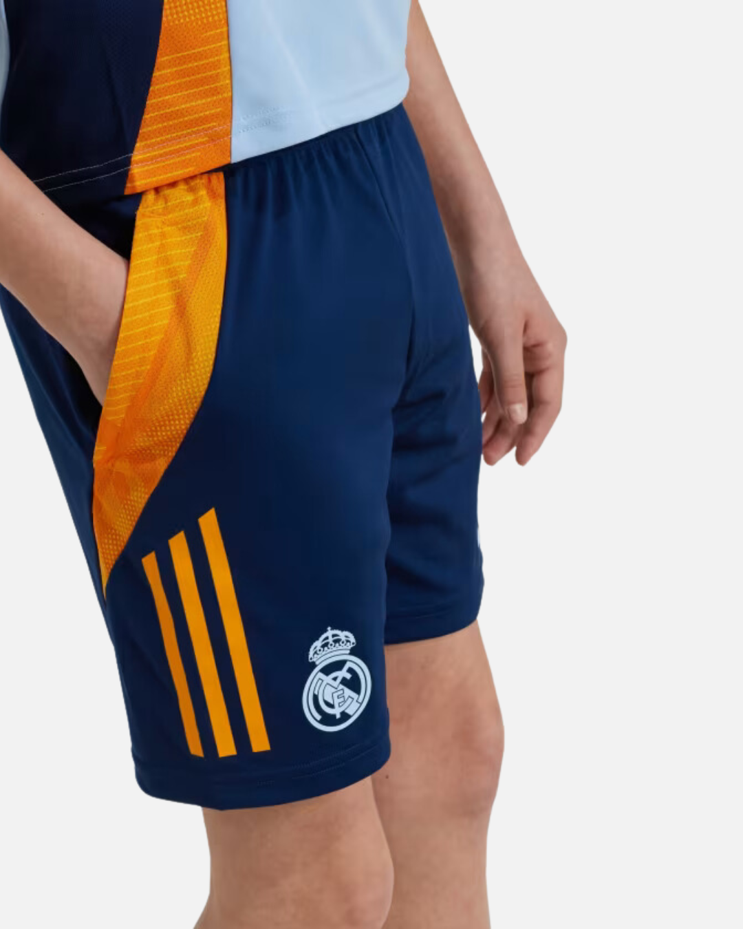 Short d'entrainement Real Madrid Junior 2024/2025 - Bleu/Orange