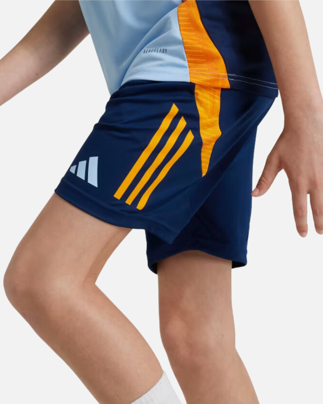 Short d'entrainement Real Madrid Junior 2024/2025 - Bleu/Orange