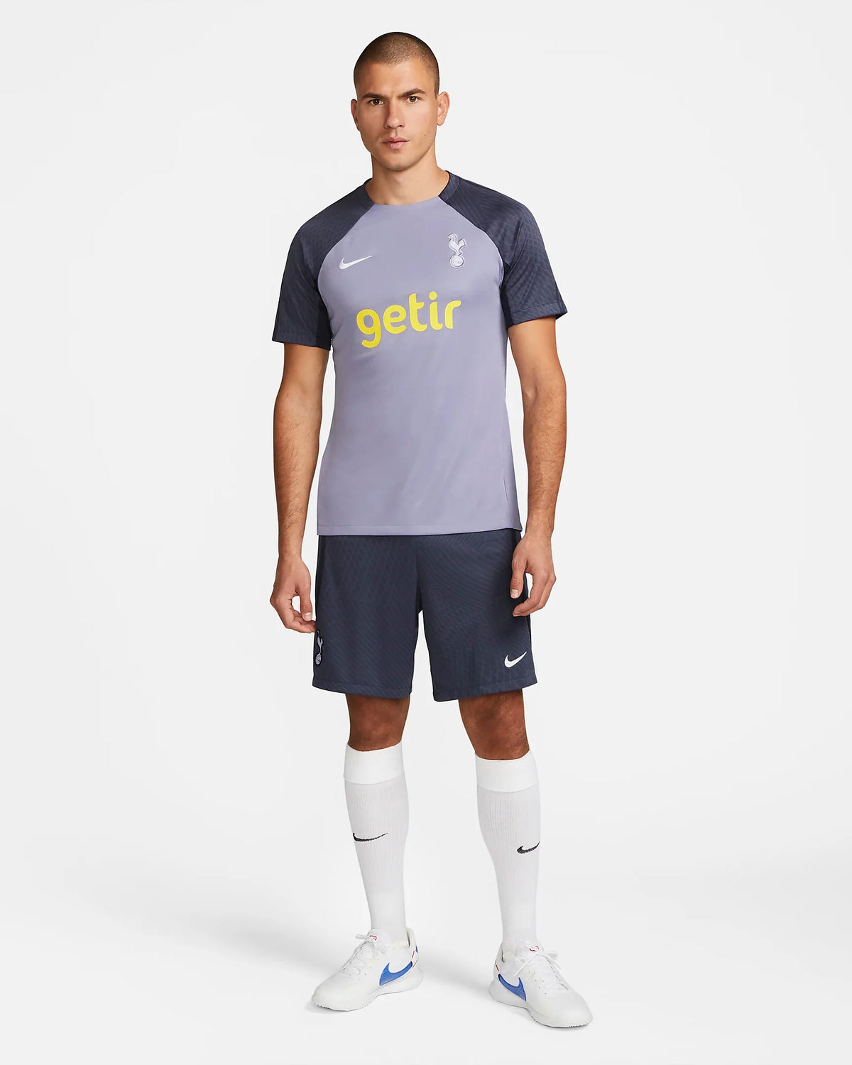 Short d'entrainement Tottenham - Gris/Blanc