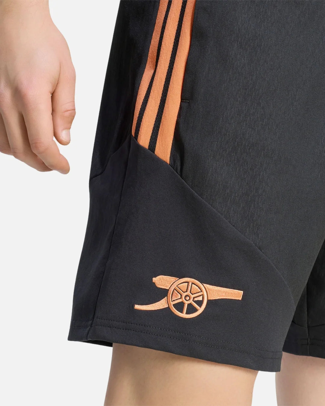 Short d'entraînement Arsenal 2026 - Orange/Noir