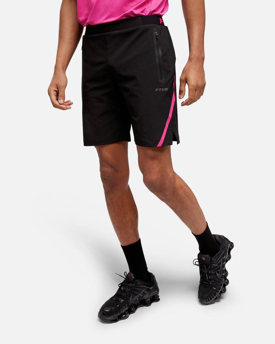 Short FK Break - Noir/Rose