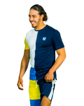 Short FK Square II - Marine/Jaune