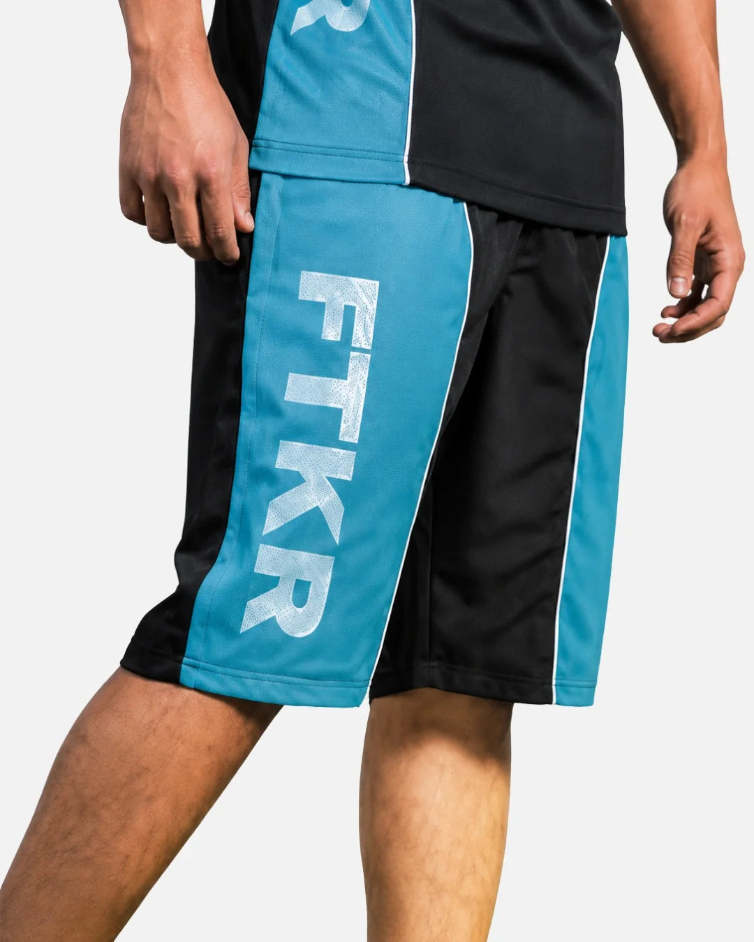 Short FK Mesh - Noir/Bleu Ciel/Blanc